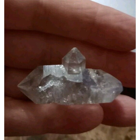 Quartz Cluster, Gwindel Quartz, & Rare Cintrine Lemurian Seed Crystal Healing - Picture 4 of 11